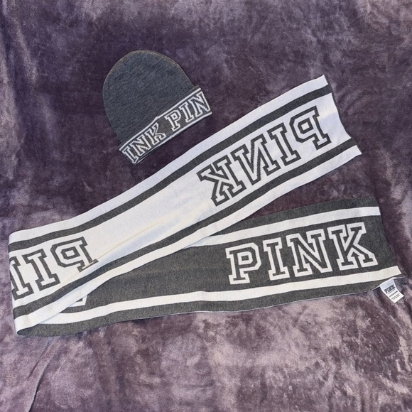 Victoria’s Secret PINK hat and scarf set - Picture 2 of 5